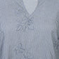 Zh-Kerry 1455-Blouse 3/4 Palace blue