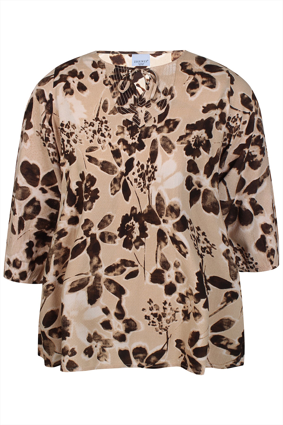 Zhenzi - Kiari 1461 - Blouse Chokolate