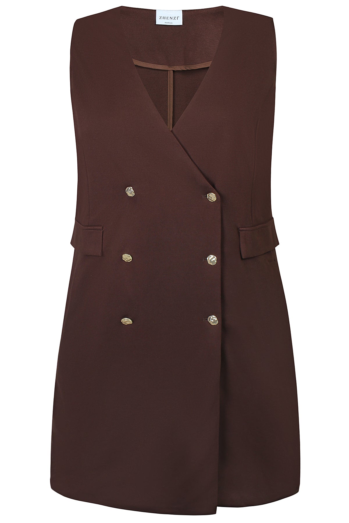 Zhenzi - Laila 1471 - Dress Chokolade