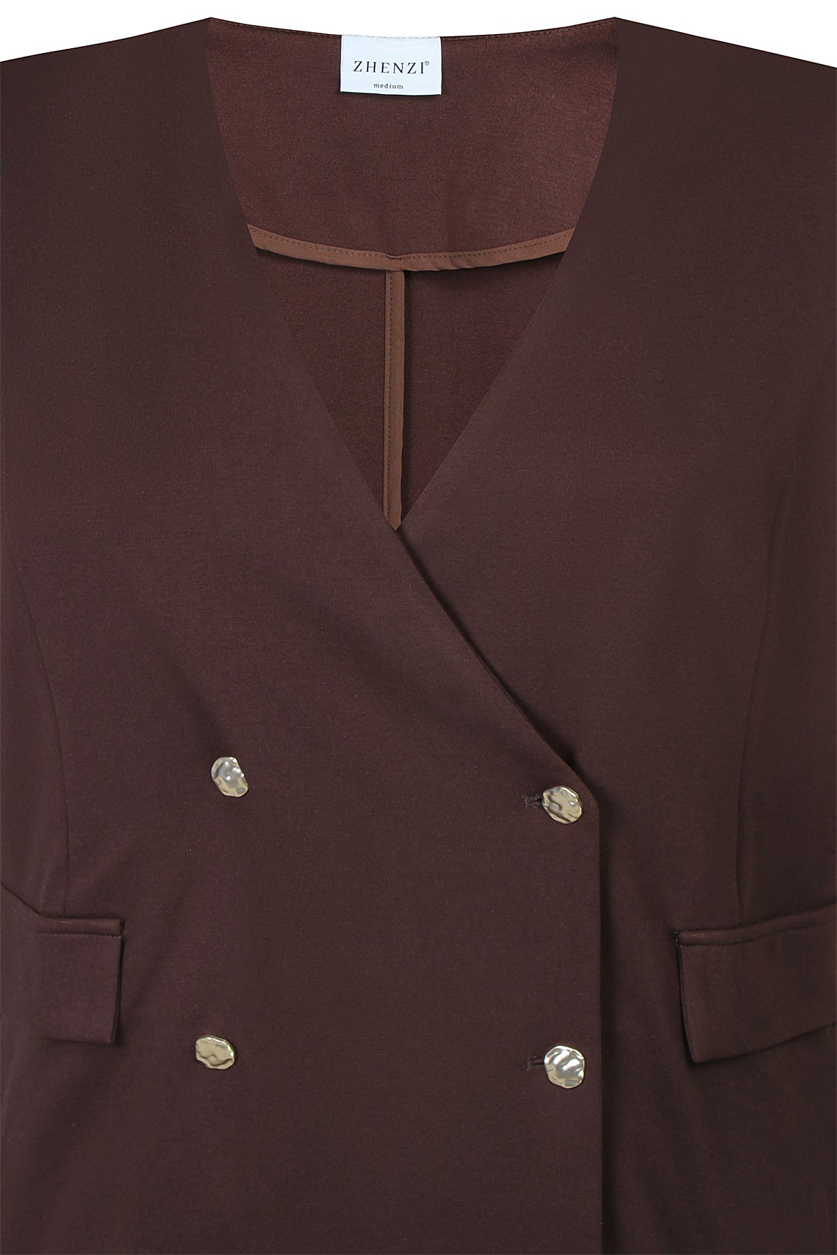 Zhenzi - Laila 1471 - Dress Chokolade