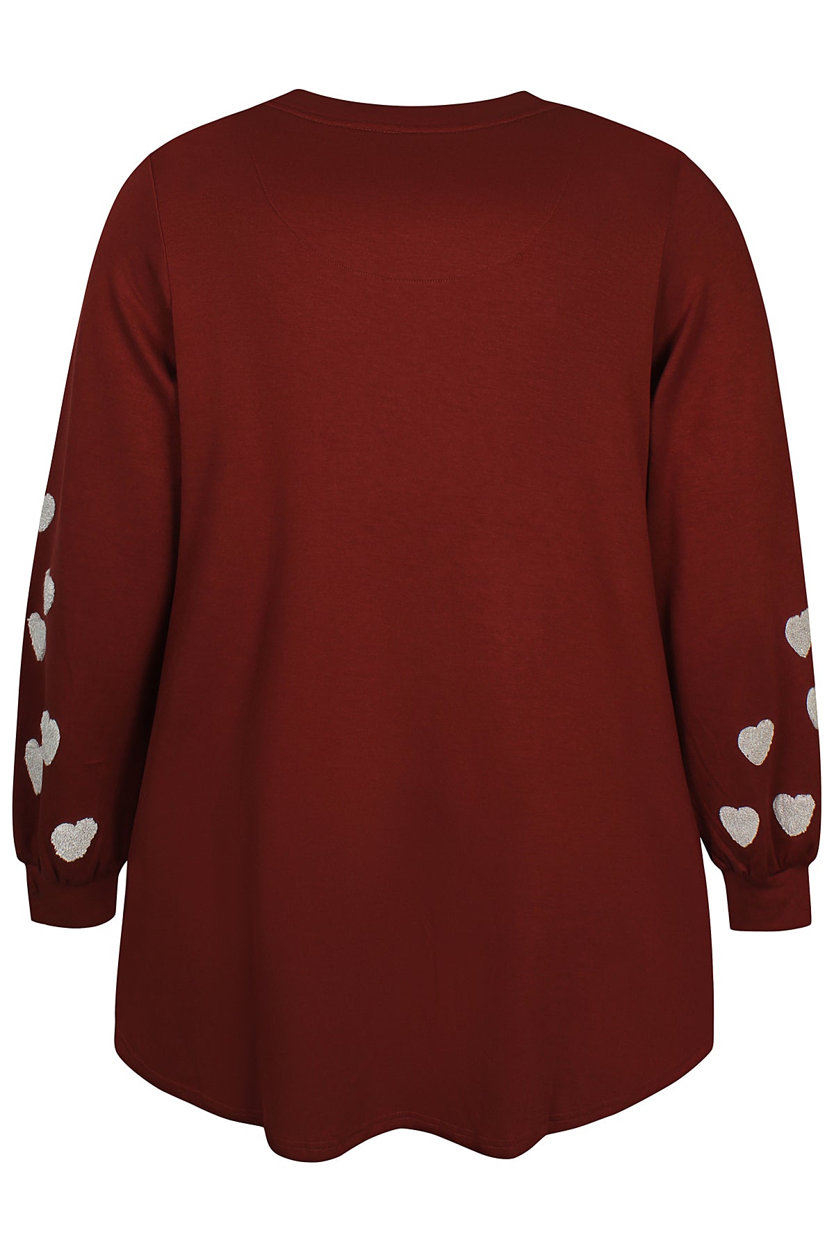 Zhenzi -Mya 1518-Tunic L/S Dark Maroon