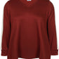 Zhenzi -Mya 1520-Pullover L/S Dark Maroon