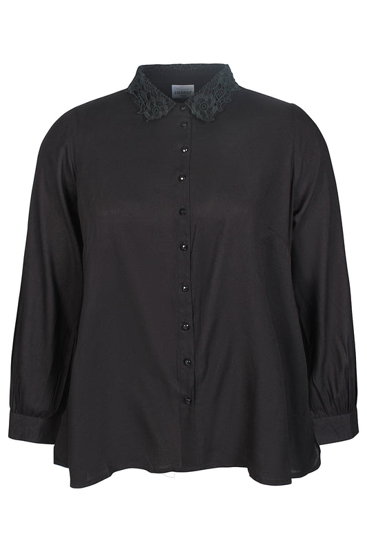 Zhenzi -Lillie 1529-Blouse L/S zwart
