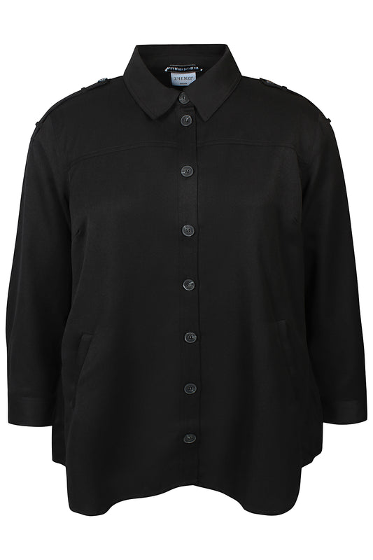 Zhenzi -Luica1548-Jacket L/S Black