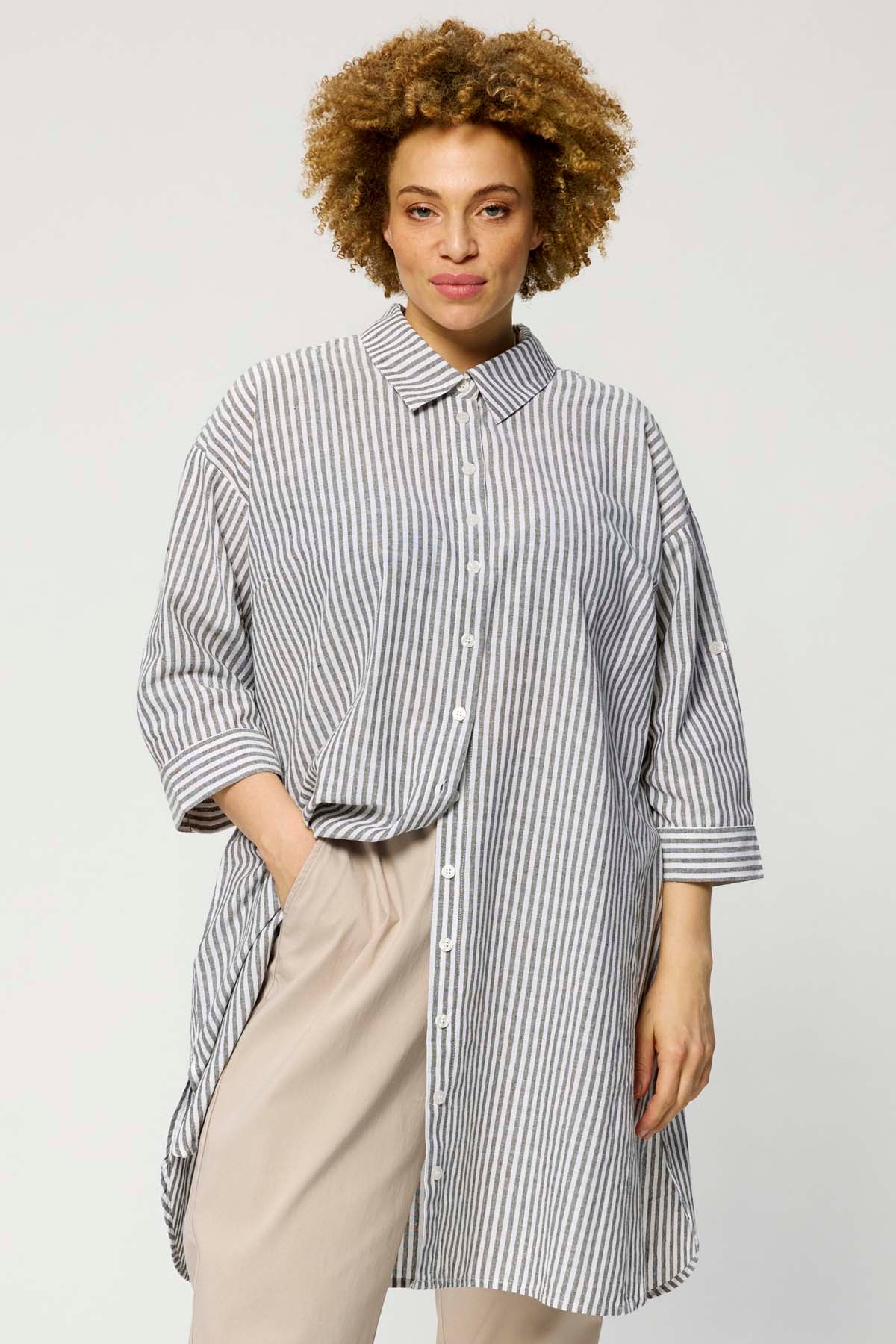 Zhenzi -Mabel 1569-Shirt3/4 Army Way