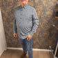 Chris Cayne ruitmotief groen/blauw overhemd