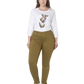 Ciso Sofia slim fit 7/8 Olive Branch