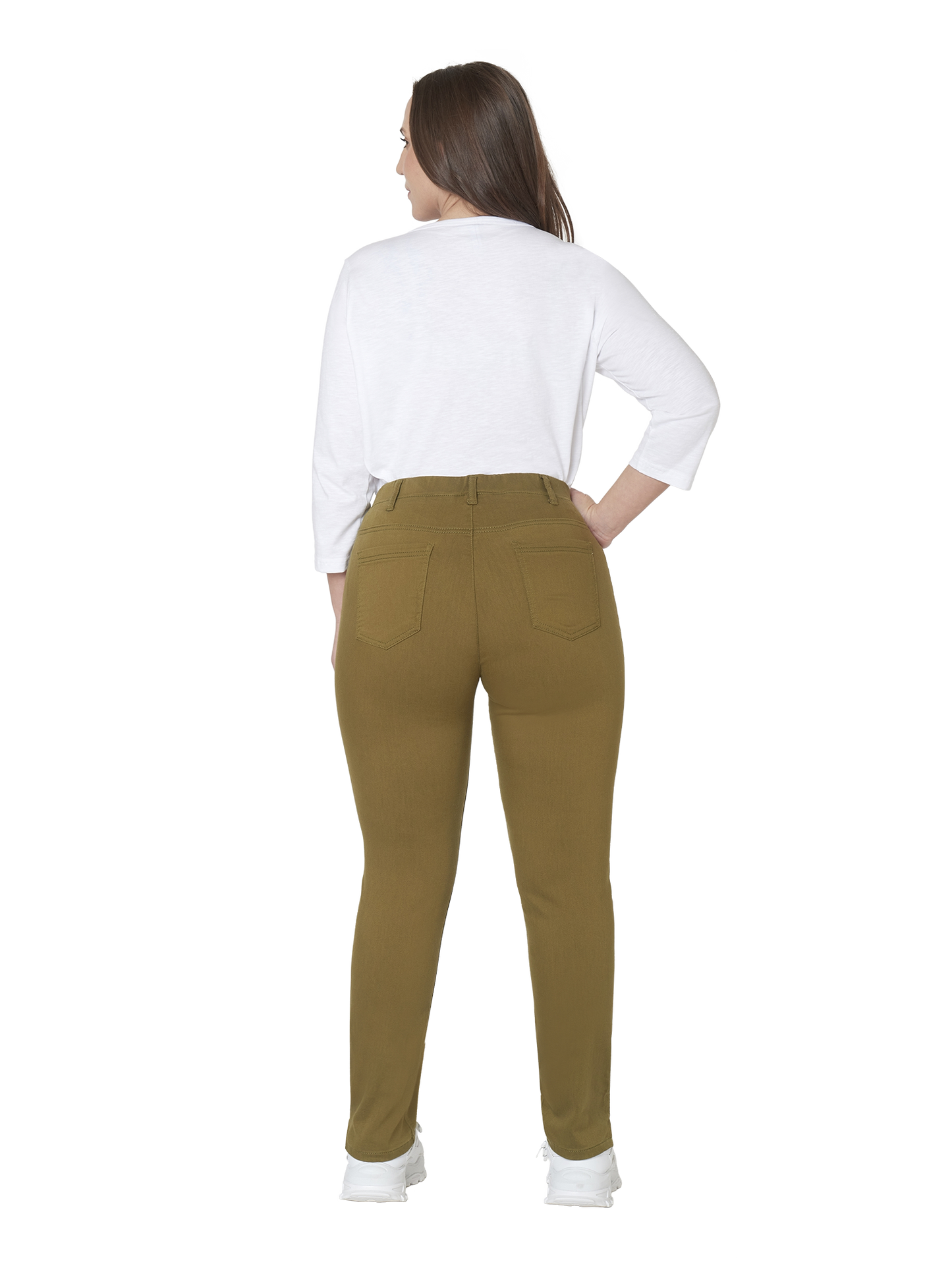 Ciso Sofia slim fit 7/8 Olive Branch