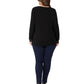 Ciso t-shirt zwart details kant