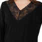 Ciso t-shirt zwart details kant