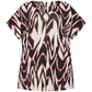 Ciso t-shirt black mix roze