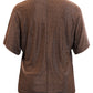 Ciso top copper lurex