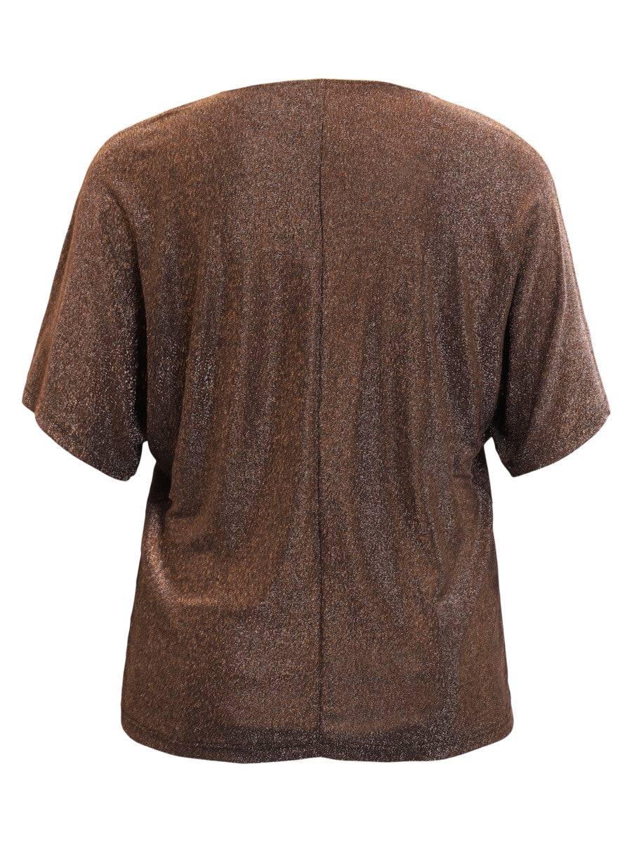 Ciso top copper lurex