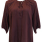 Ciso blouse wine fudge