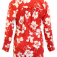 Ciso blouse rood-wit bloem