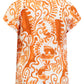 Ciso blouse orange mix