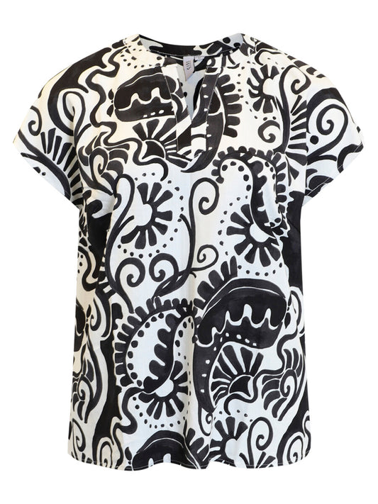 Ciso blouse black mix