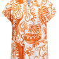 Ciso blouse orange mix