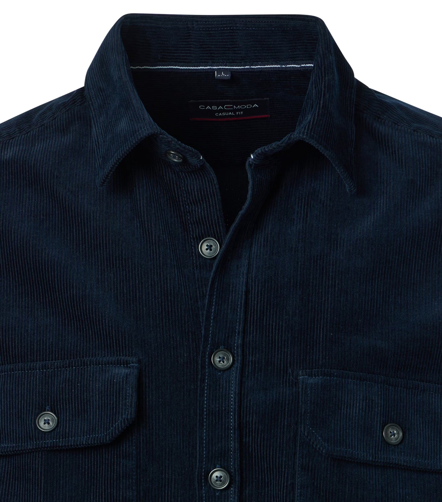 Casa Moda Hemdjacke Casual Fit blue
