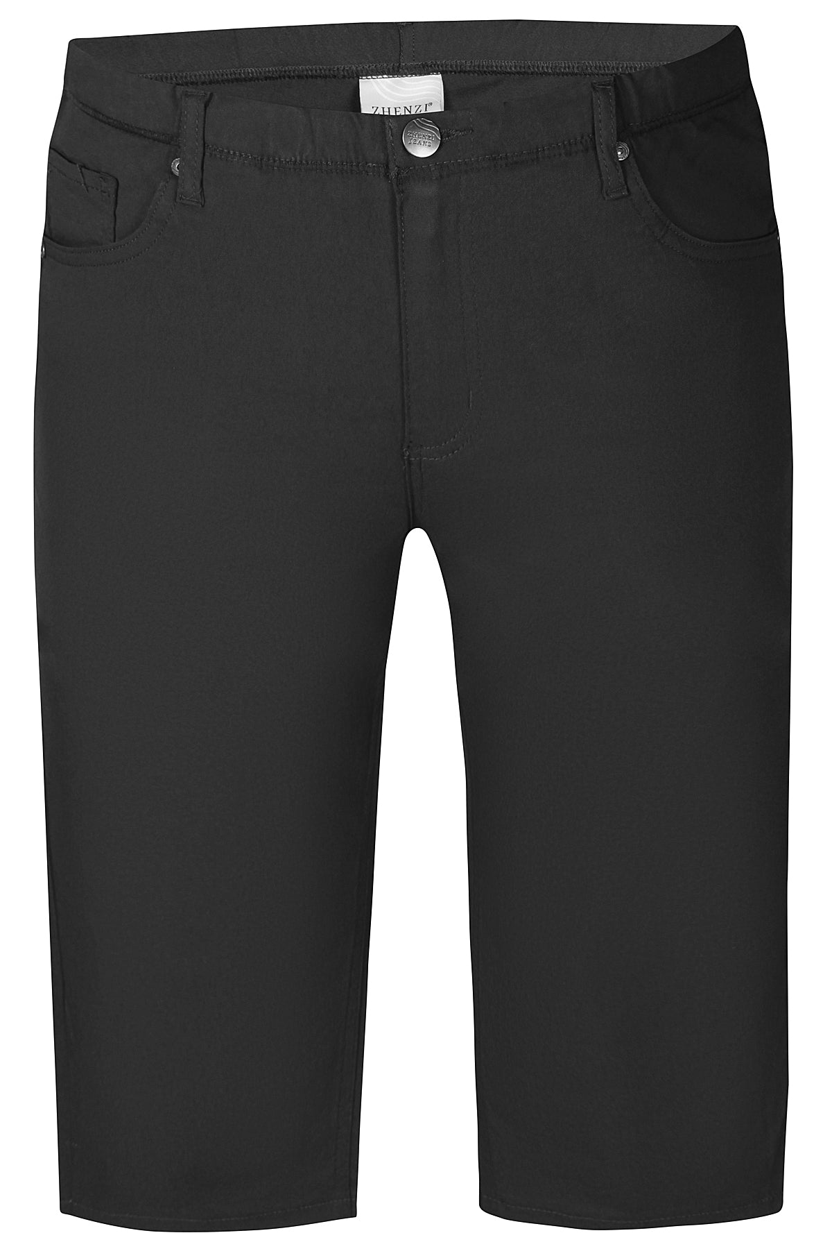 Zhenzi Twist 189 - Twist Fit Bengaline capri Black