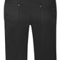 Zhenzi Twist 189 - Twist Fit Bengaline capri Black