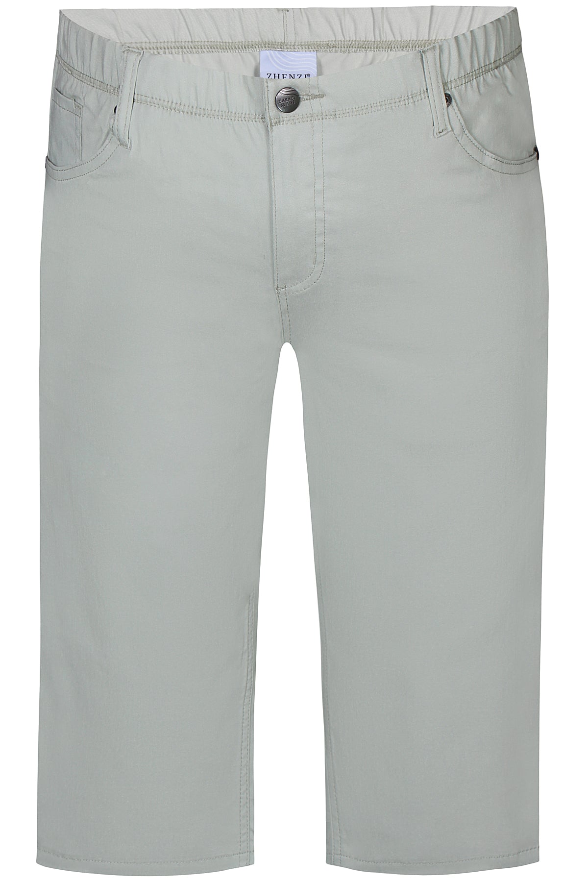 Zhenzi Twist 189 - Twist Fit Bengaline capri Sea Foam