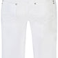 Zhenzi Twist 189 - Twist Fit Bengaline capri White