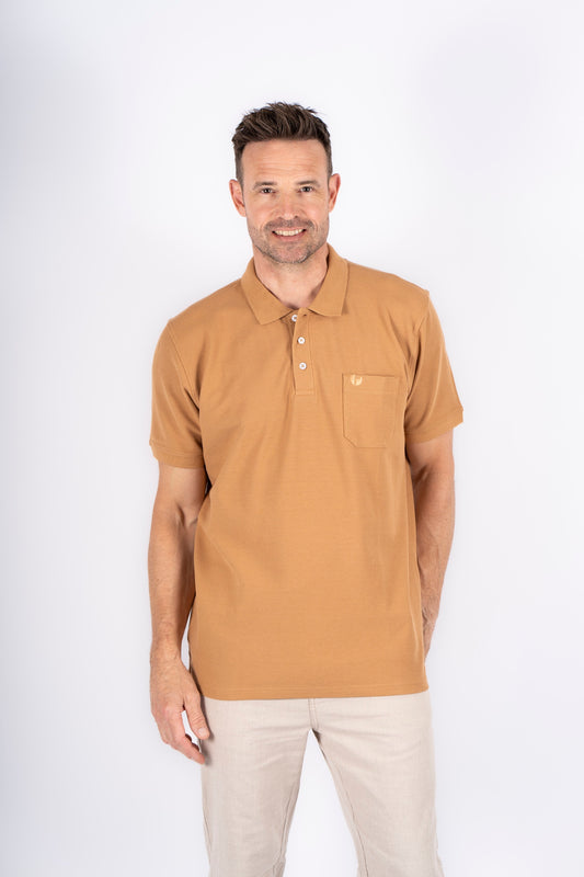Pre-End polo Roger golden tabacco