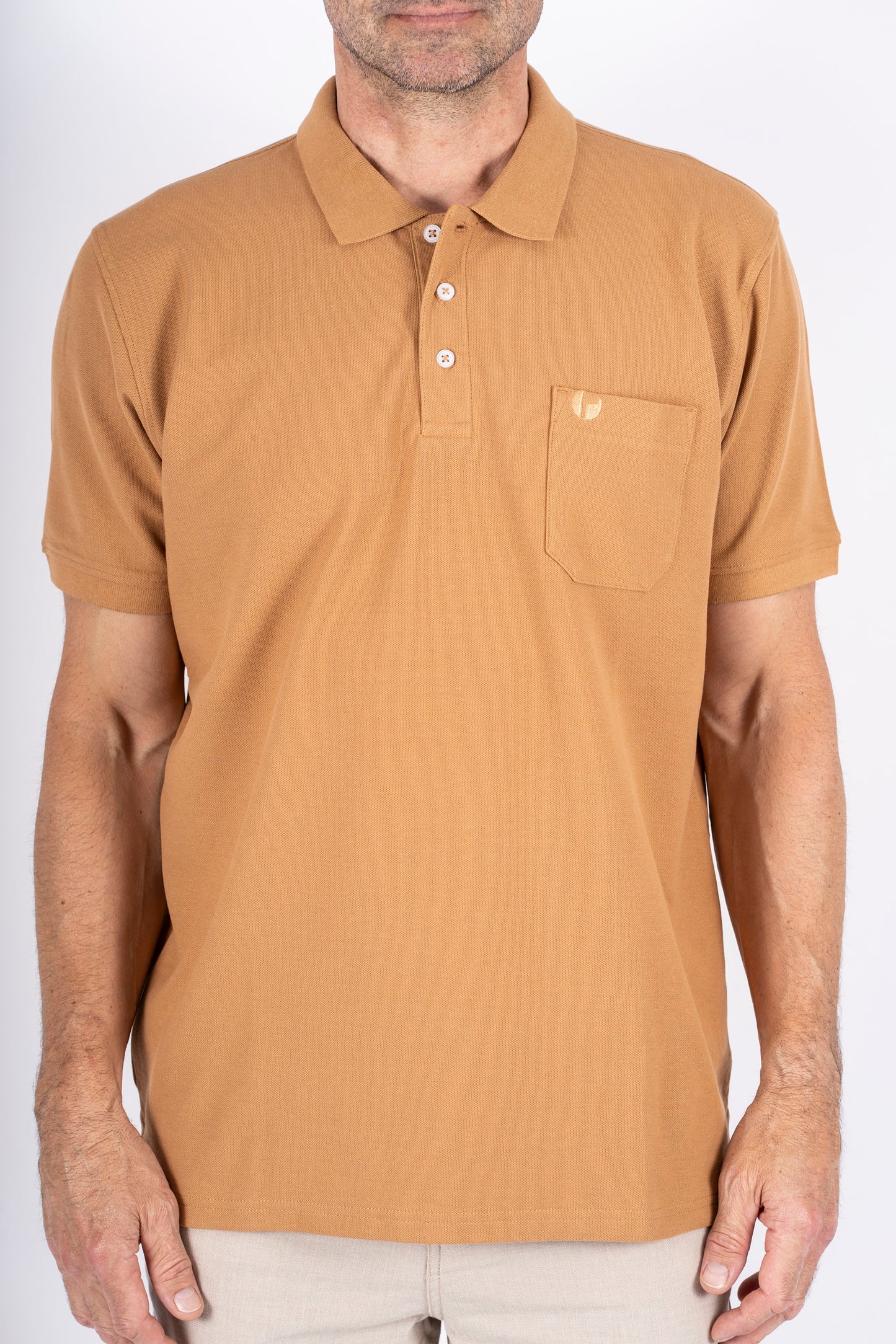 Pre-End polo Roger golden tabacco