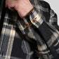 DUKE 555 FALKIRK ZWAAR-SHACKET OVERSHIRT ZWART/WIT BIG SIZE