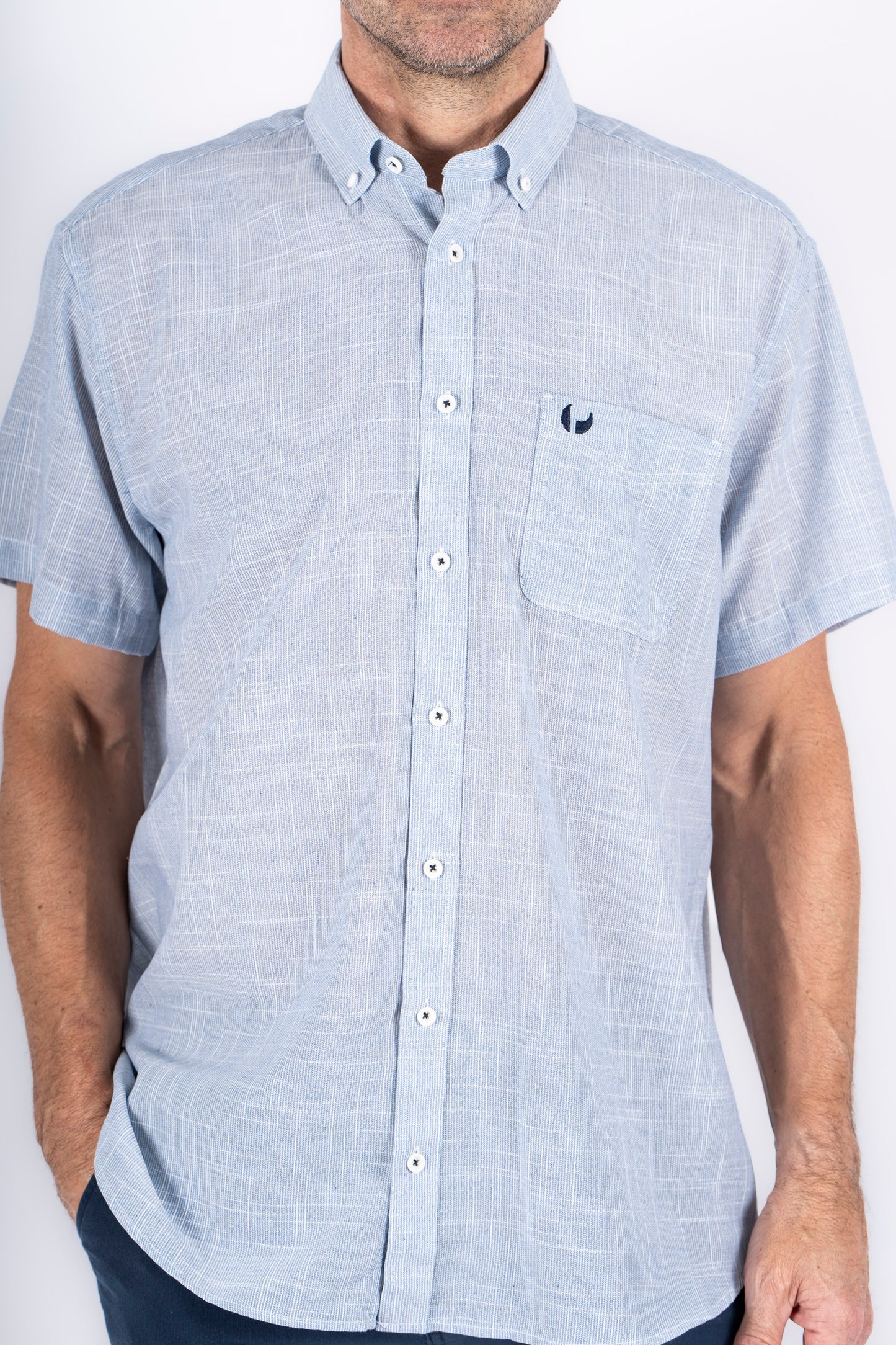 Pre-End Edwin overhemd blue