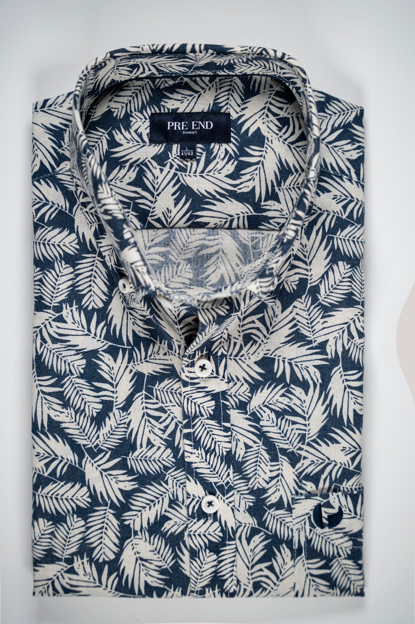 Pre-End Darin overhemd naval blue