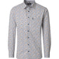 Casa Moda Kent Casual Fit overhemd beige print