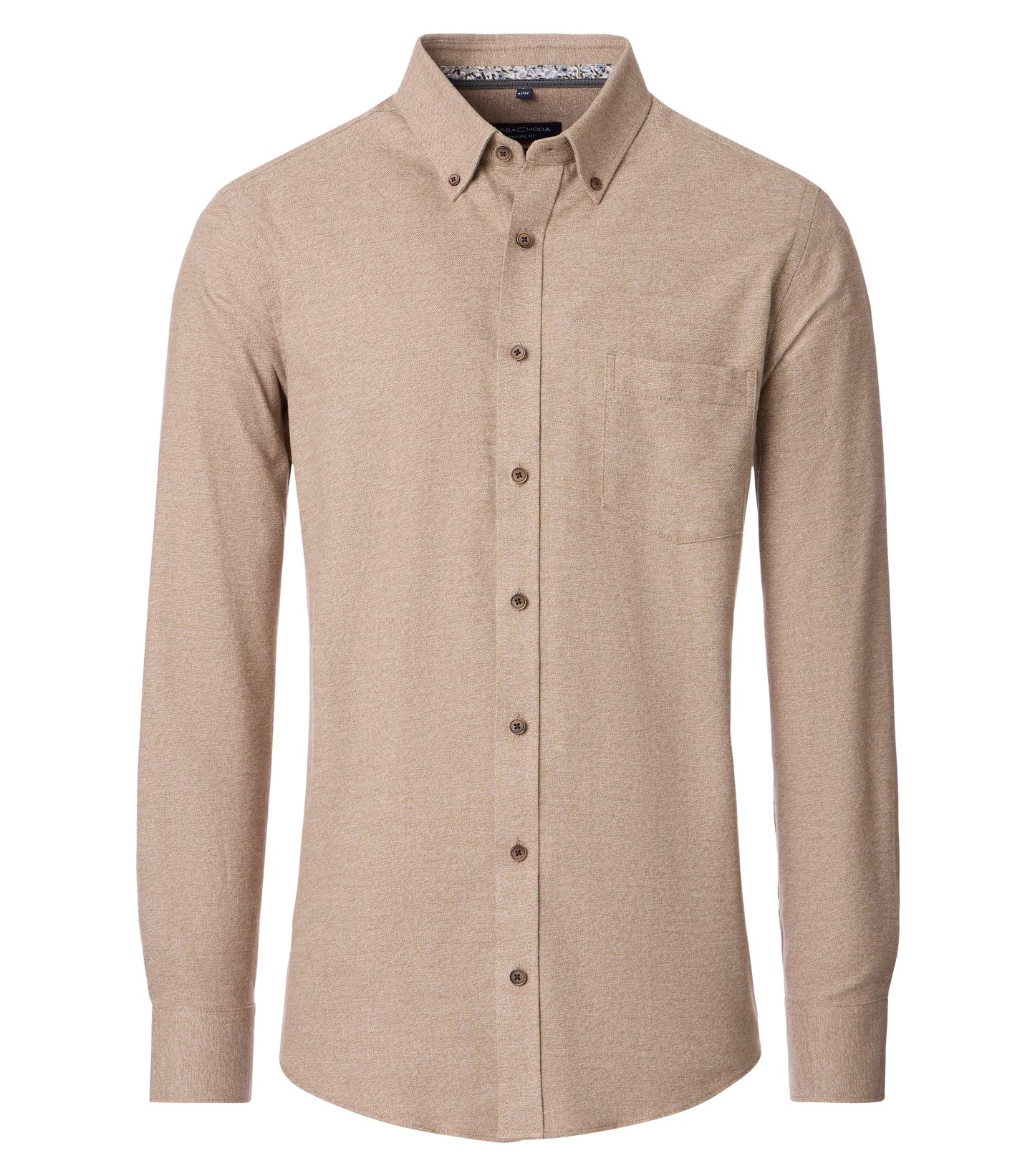 Casa Moda overhemd B.D. Casual Fit beige