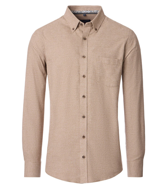 Casa Moda overhemd B.D. Casual Fit beige