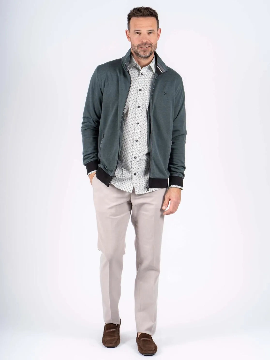 Pre-End PErai sweat cardigan North Atlantic