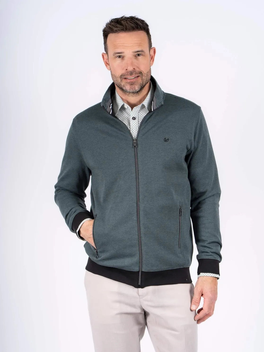 Pre-End PErai sweat cardigan North Atlantic
