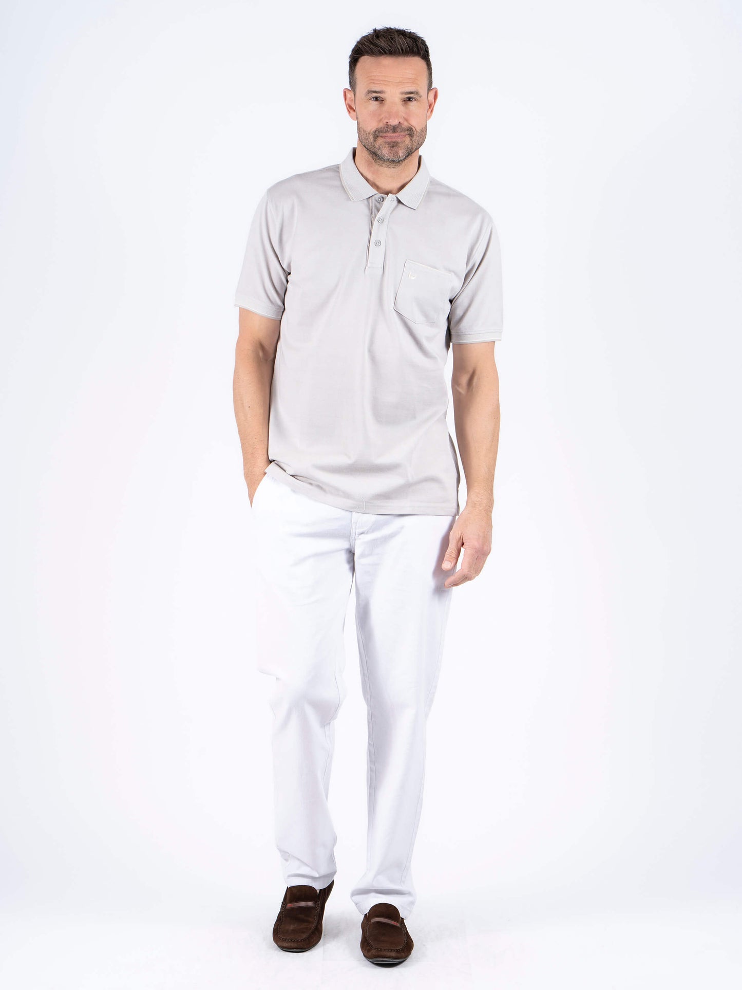 Pre-End PEjerome polo SS PLUS Dove