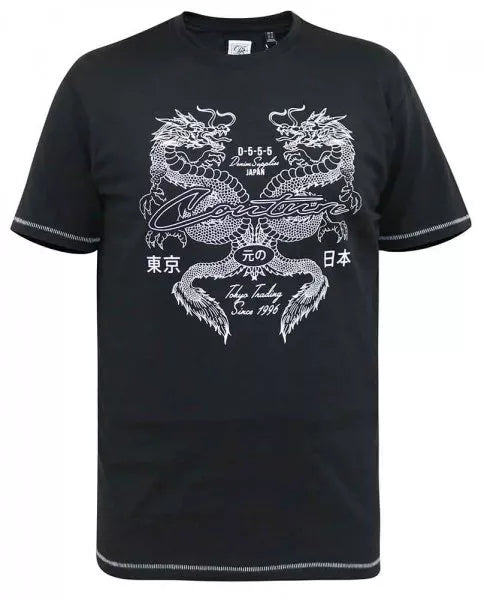 Duke 555 Elijah T-shirt Zwart