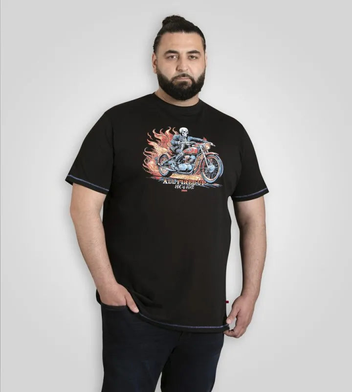 Duke 555 Dewsbury T-shirt Zwart Big Men Size