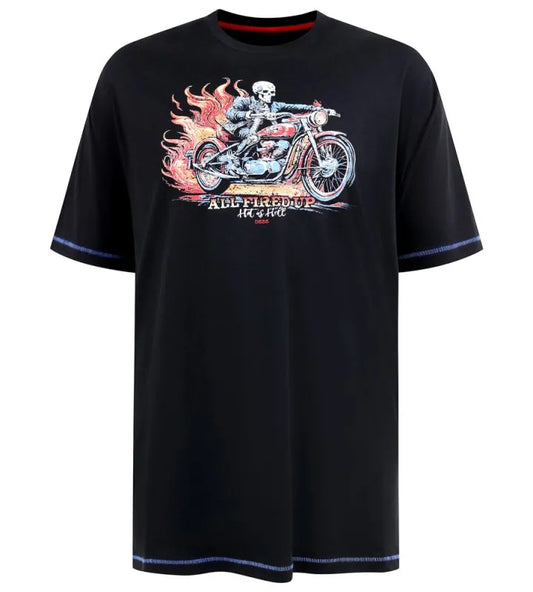 Duke 555 Dewsbury T-shirt Zwart Big Men Size