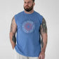 Duke 555 Reeves T-Shirt Mouwloos Blauw