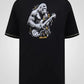 Duke MACFARLAN-D555 Gorilla Playing Guitar Printed Crew Neck T-shirt