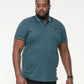 Duke 555 Troy Polo Groen/Blauw Big Men Size