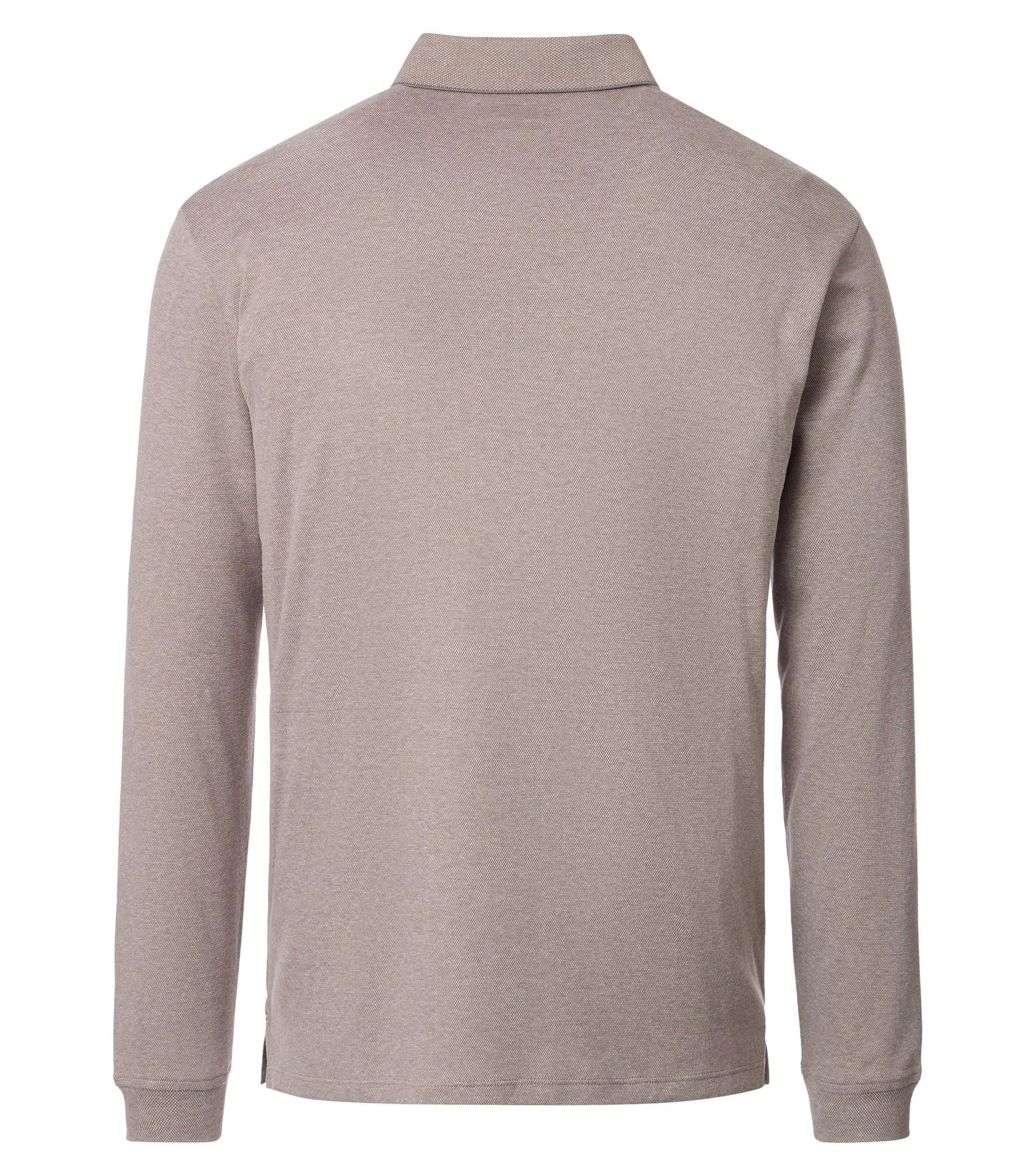 Casa Moda patterned polo shirt 1/1 sleeve plaza taupe