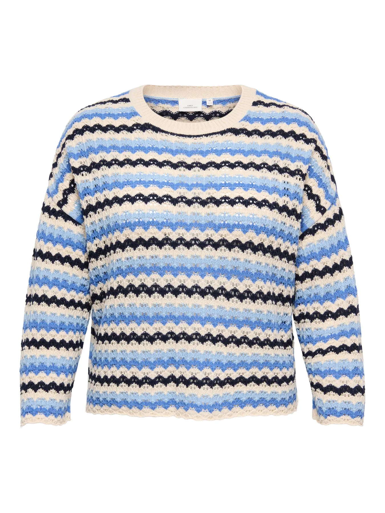 ONLY CARMAKOMA CARASA LS O-NECK KNT