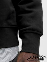 JJESOHO SWEAT QUARTER ZIP HN NOOS ZWART