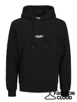 JJESOHO SWEAT HOOD NOOS PLS ZWART