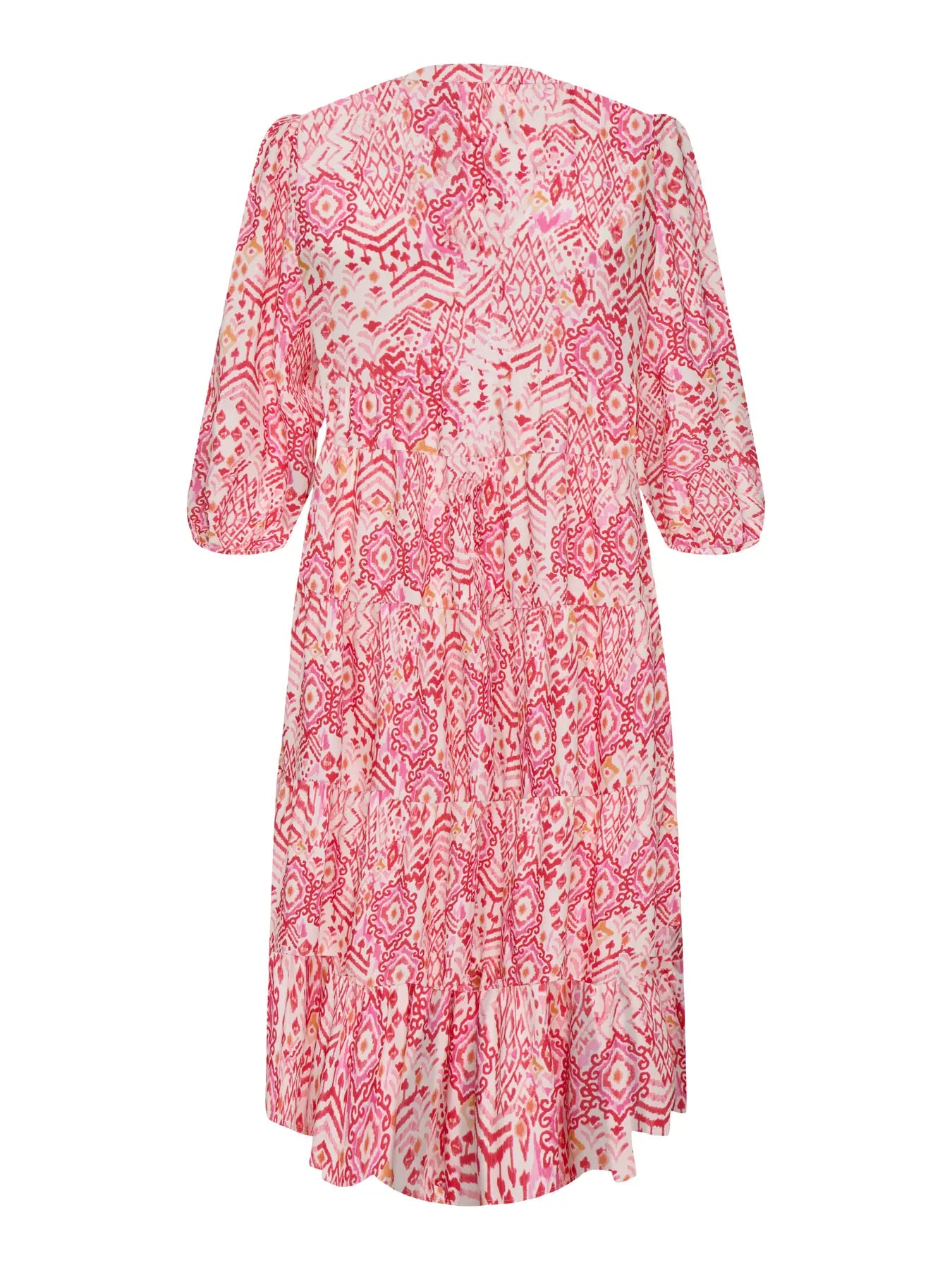 ONLY CARMAKOMA  CARMILANA 3/4 DRESS WVN NOOS ROOD