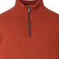 Casa Moda zip pullover troyer plain picante